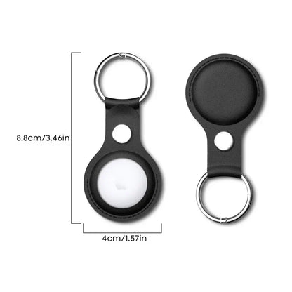 Stylish Airtag Leather Keychain